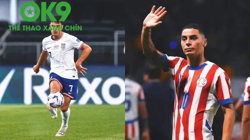 Màn so tài giữa ĐT Mỹ và Paraguay được đánh giá khá cân tài cân sức.